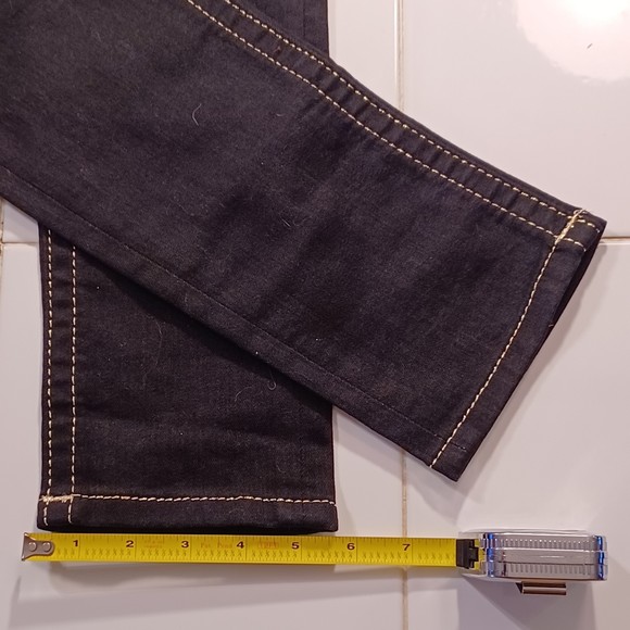 NWOT Miss Me Jeans, Size 27, Black, Bedazzled, 32W x 29L, Skinny, Stretch Denim - Picture 8 of 12